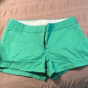 Green shorts